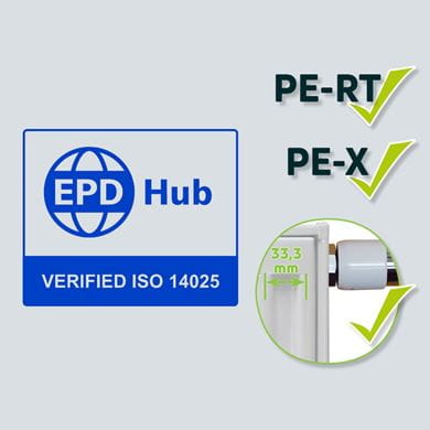 epd-certificaten vloerverwarmingsleidingen en stalen paneelradiatoren