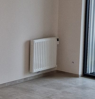 Yali Digital Plus slimme elektrische radiator in City Dox appartement